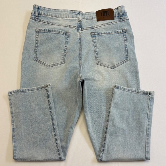 Frye Women's Cuffed Crop Jeans, Stretch, High Rise, Light Blue, Size 14, NWT - Picture 10 of 16